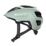 Scott Spunto Junior Plus (Mips) Soft Green mit LED Rücklicht 50-56 cm | Junior Fahrradhelm